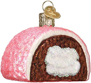 Hostess Snoball Glass Ornament