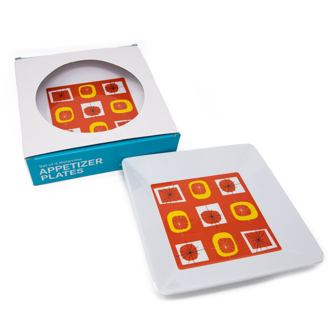Atomic Melamine Appetizer Plates
