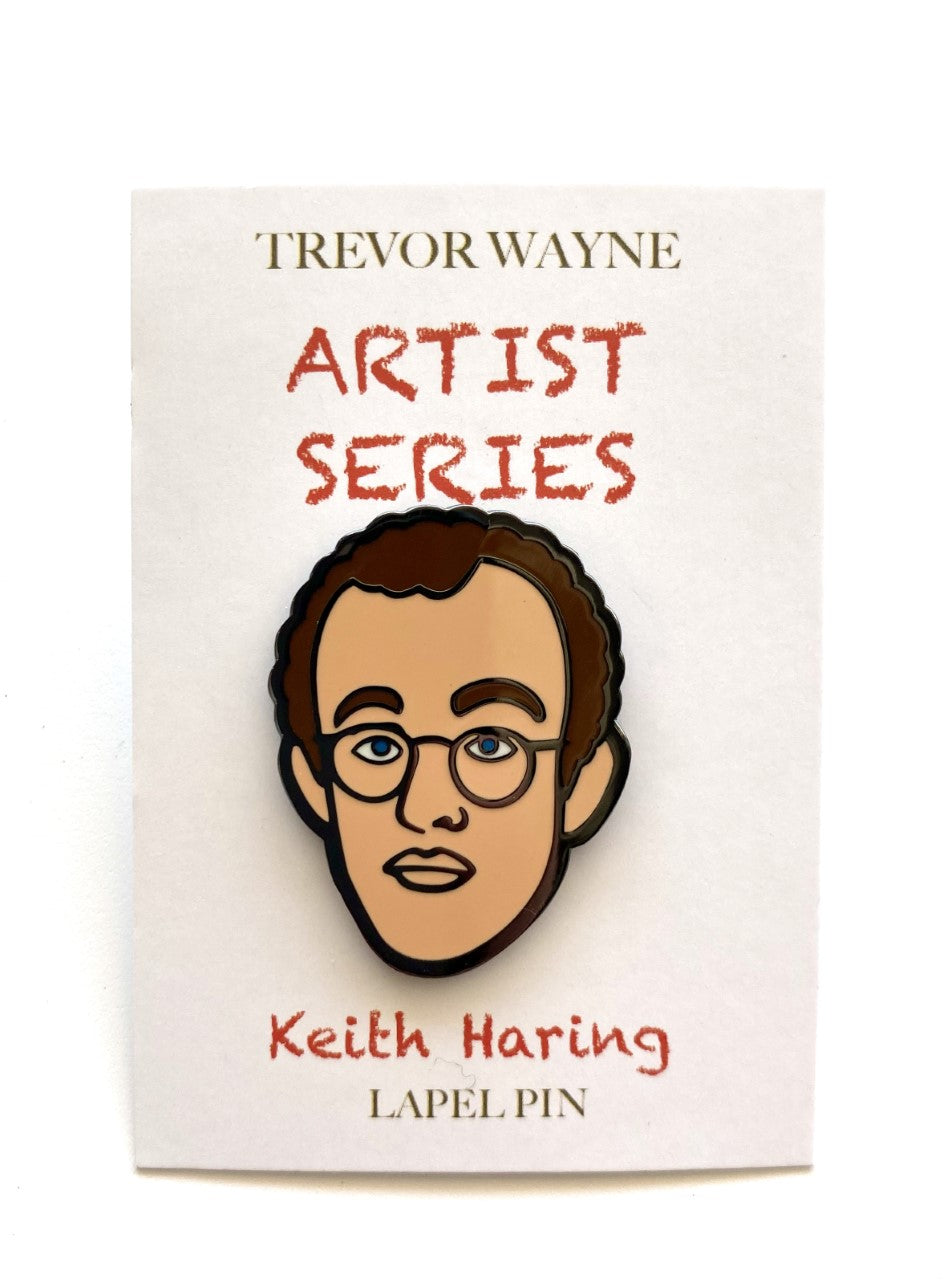 Trevor Wayne Keith Haring Lapel Pin