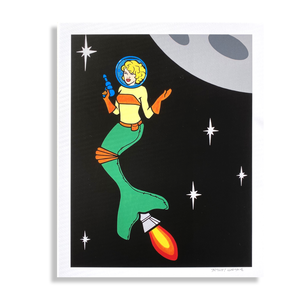 Trevor Wayne  Space Mermaid Special Edition Print