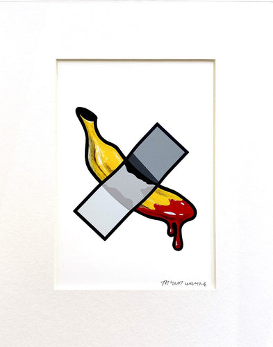 Trevor Wayne Art Basel Horror Banana Series Print