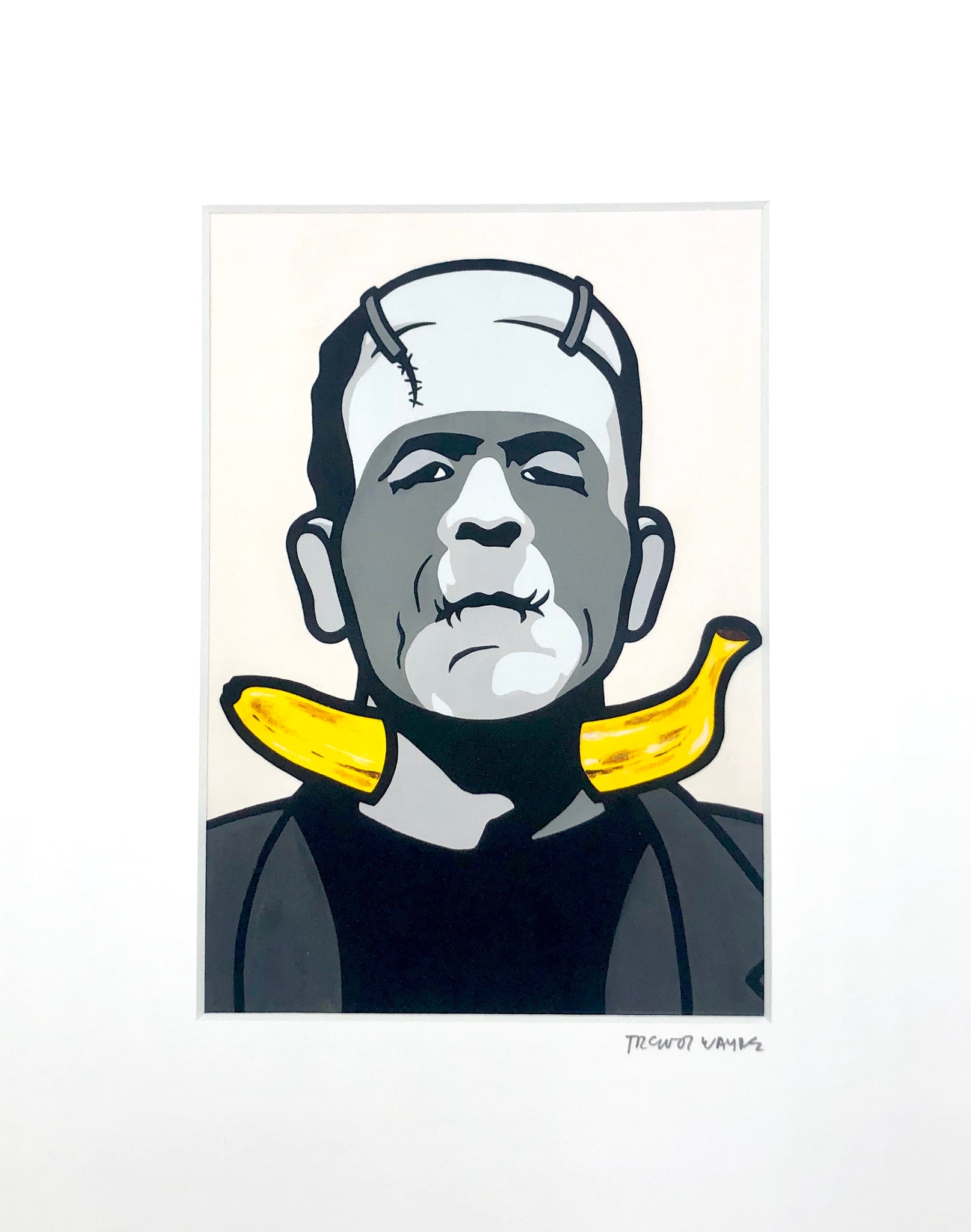 Scary Banana Art Prints for Sale
