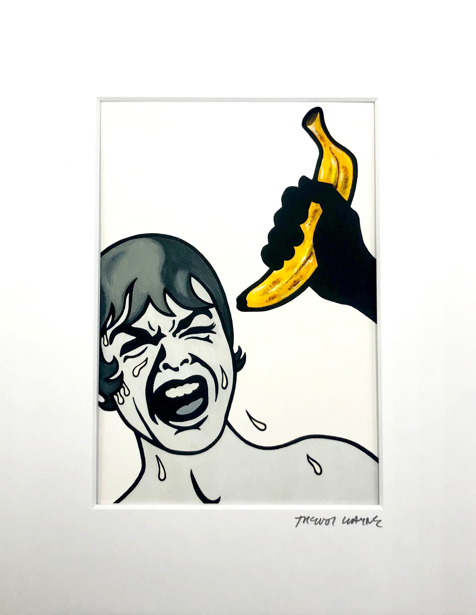 Scary Banana Art Prints for Sale