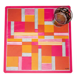 Vera Pink Blinds Placemat