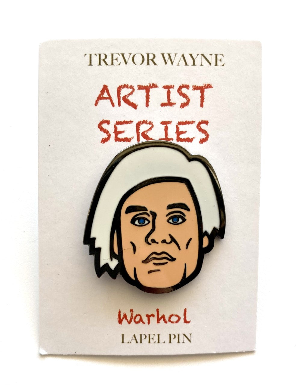 Trevor Wayne Warhol Lapel Pin