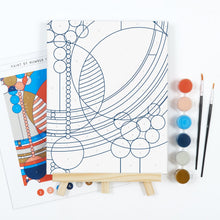 Load image into Gallery viewer, Frank Lloyd Wright March Balloons Paint by Numbers Kit