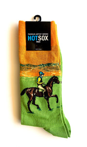 Degas Race Horse Men's Artist Series Socks