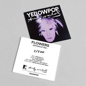YELLOWPOP Flowers by Andy Warhol