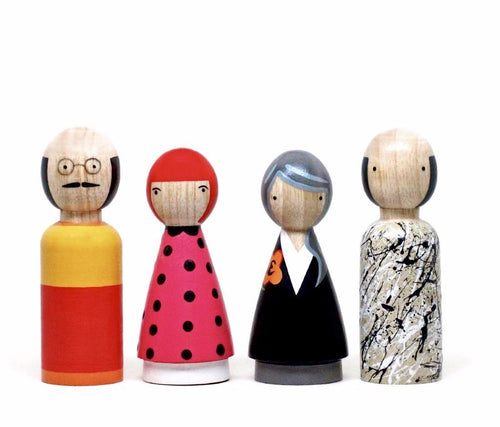 The Modern Artists II Wooden Dolls